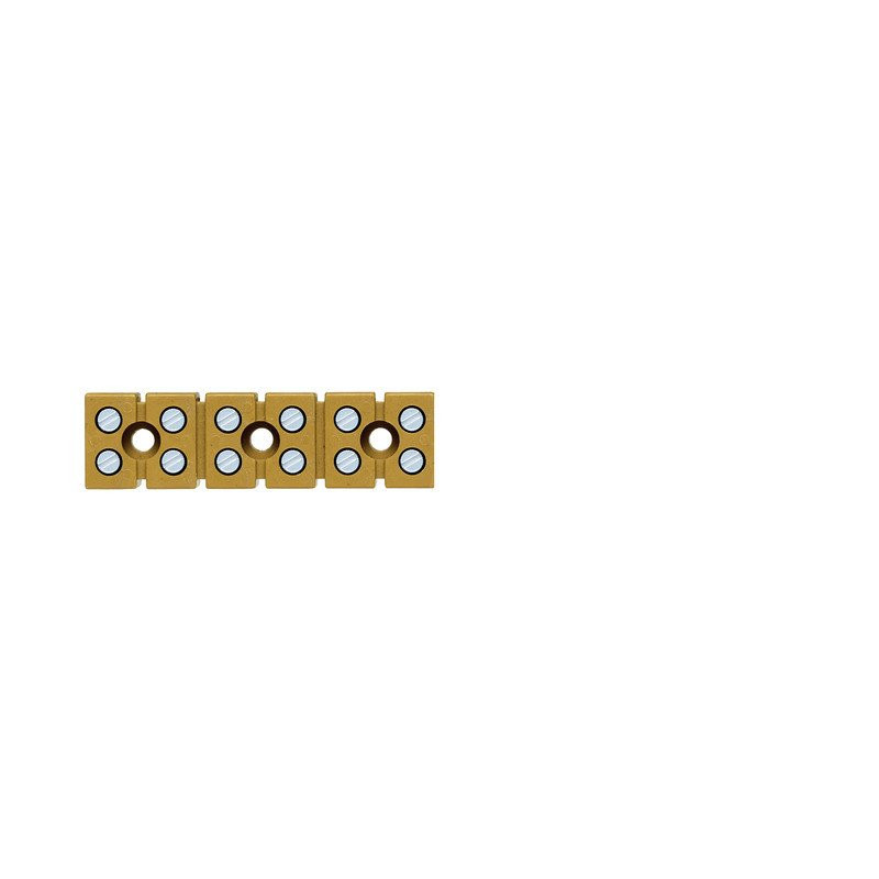 Weidmuller Terminal strip screw connection 2.5 MM² 4 V 24 A no.of poles: 6,