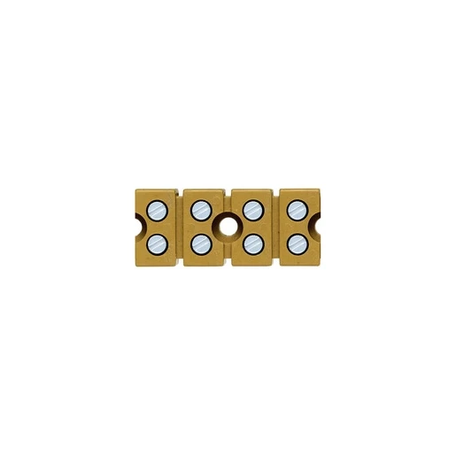 Weidmuller Multipin terminal strip Single- and multi-pole terminal strip, screw connection, medium yellow