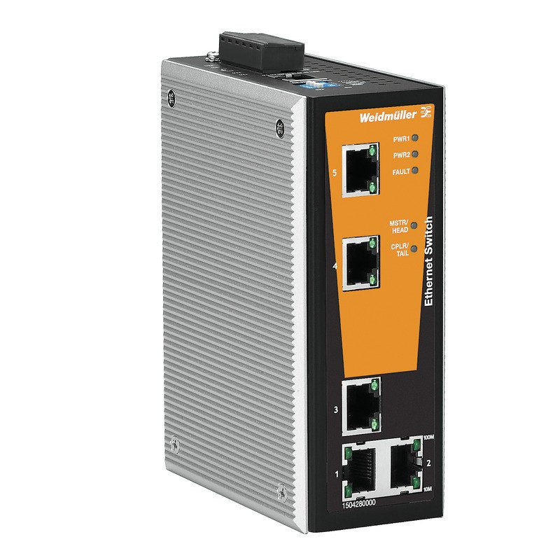 Weidmuller Network switch managed fast ethernet number of ports: 5X RJ45,-4 °