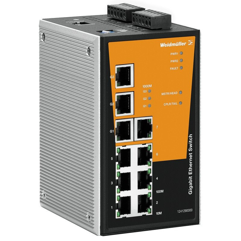 Weidmuller Network switch (managed) managed fast/gigabit ethernet number of po