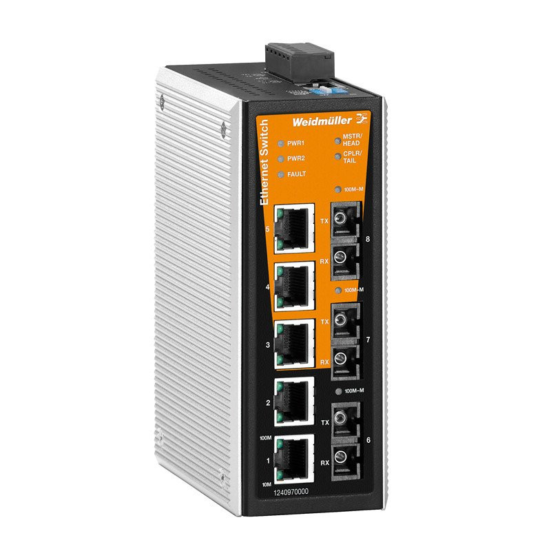 Weidmuller Network switch (managed) managed fast ethernet number of ports: 5X