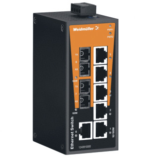 Weidmuller Network switch unmanaged fast ethernet number of ports: 6X RJ45 2