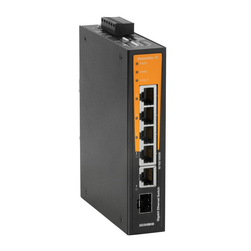 Weidmuller Network switch (unmanaged) unmanaged gigabit ethernet number of por Weidmuller Network switch (unmanaged) unmanaged gigabit ethernet number of por