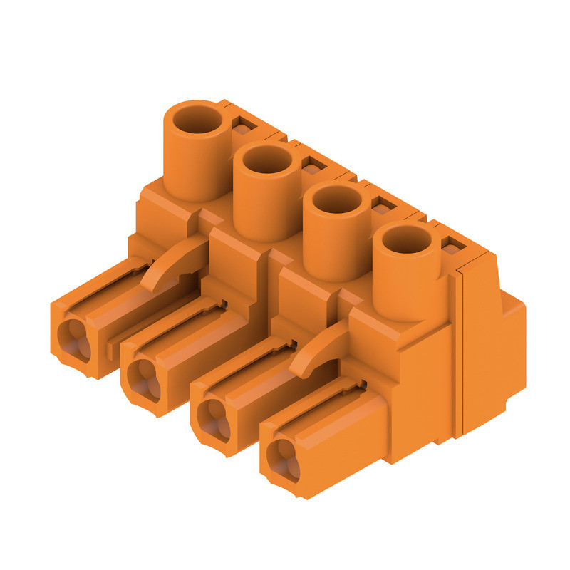 Weidmuller OMNIMATE Power - series BL/SL 7.62H PCB Connector (wire connection), 500 V, 29 A, pitch in MM: 7.62, 4 MM²