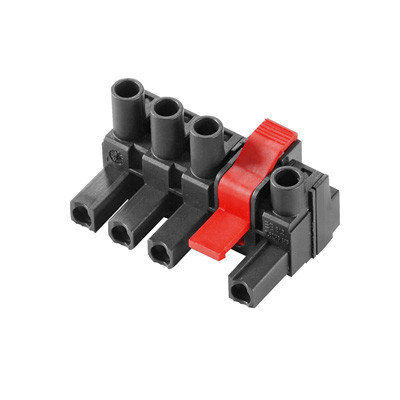 Weidmuller OMNIMATE Power - series BL/SL 7.62I PCB Connector (wire connection), 500 V, 29 A, pitch in MM: 7.62, 4 MM²