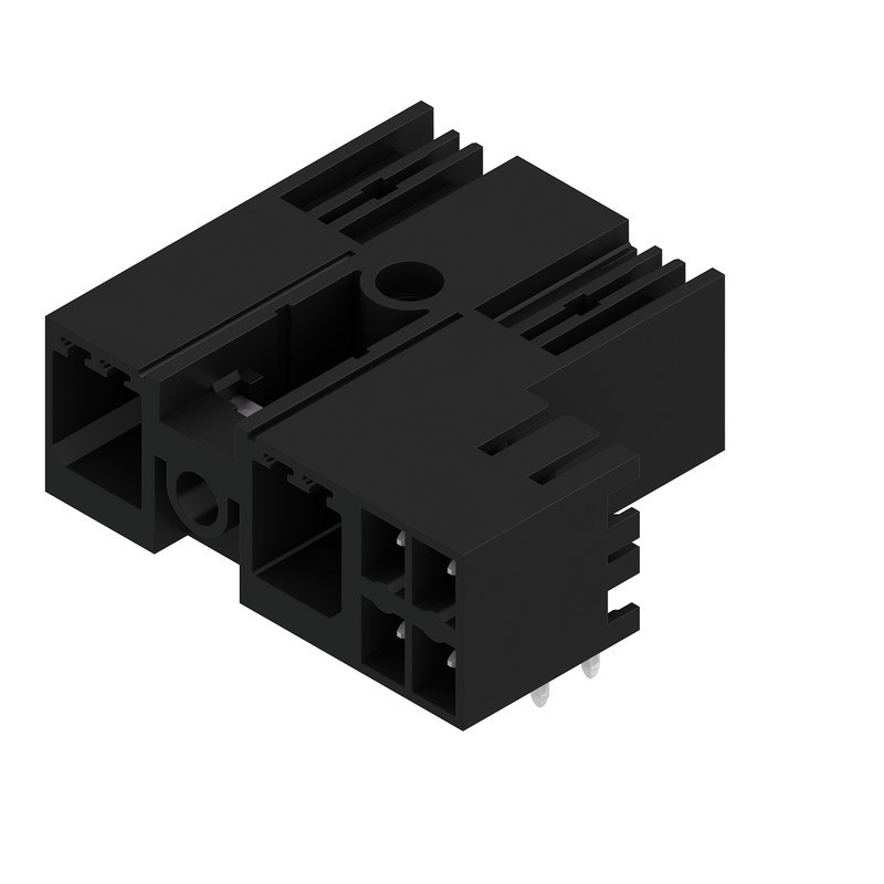 Weidmuller OMNIMATE Power - series BV/SV 7.62H Hybrid Connector (board connection), 7.62 MM, number of poles: 2, outg