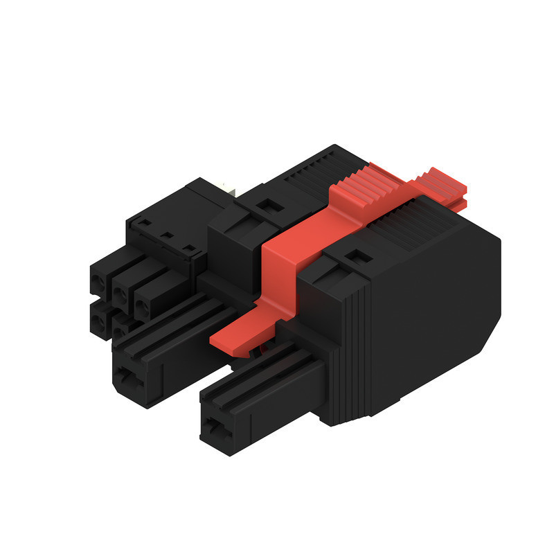 Weidmuller OMNIMATE Power - series BV/SV 7.62H Hybrid Connector (wire connection), 7.62 MM, number of poles: 2, push