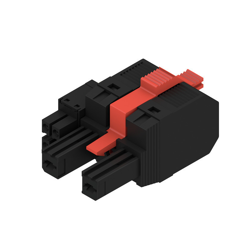 Weidmuller OMNIMATE Power - series BV/SV 7.62H Hybrid Connector (wire connection), 7.62 MM, number of poles: 2, push