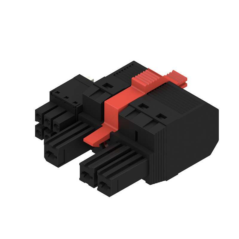 Weidmuller OMNIMATE Power - series BV/SV 7.62H Hybrid Connector (wire connection), 7.62 MM, number of poles: 3, push