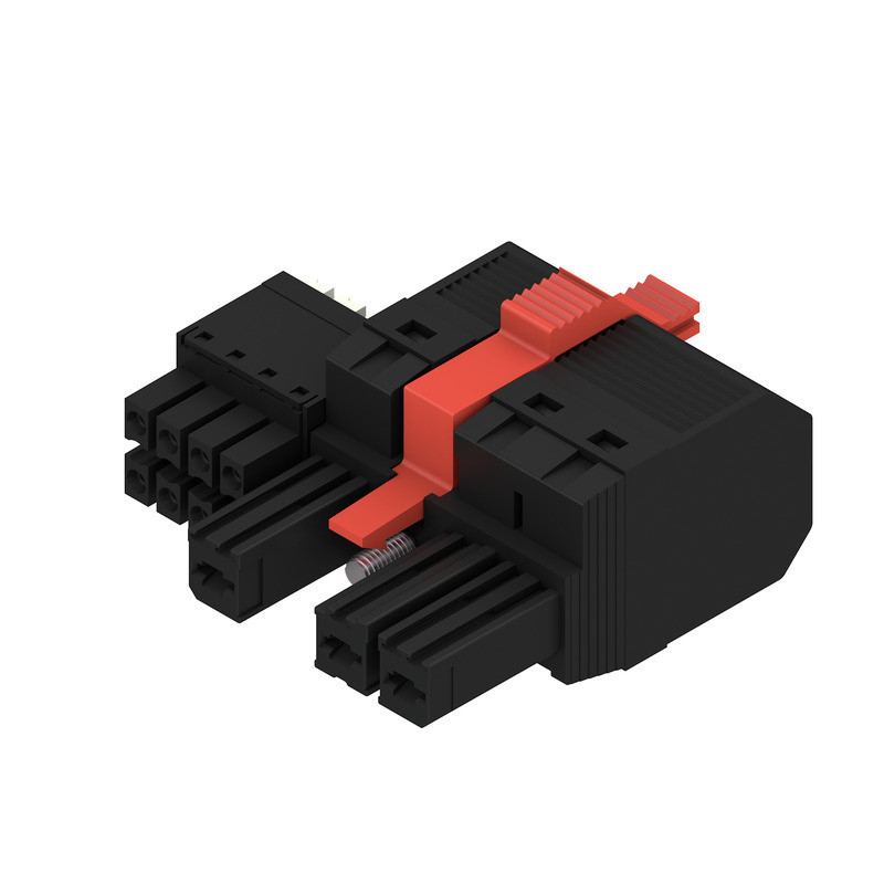 Weidmuller OMNIMATE Power - series BV/SV 7.62H Hybrid Connector (wire connection), 7.62 MM, number of poles: 3, push