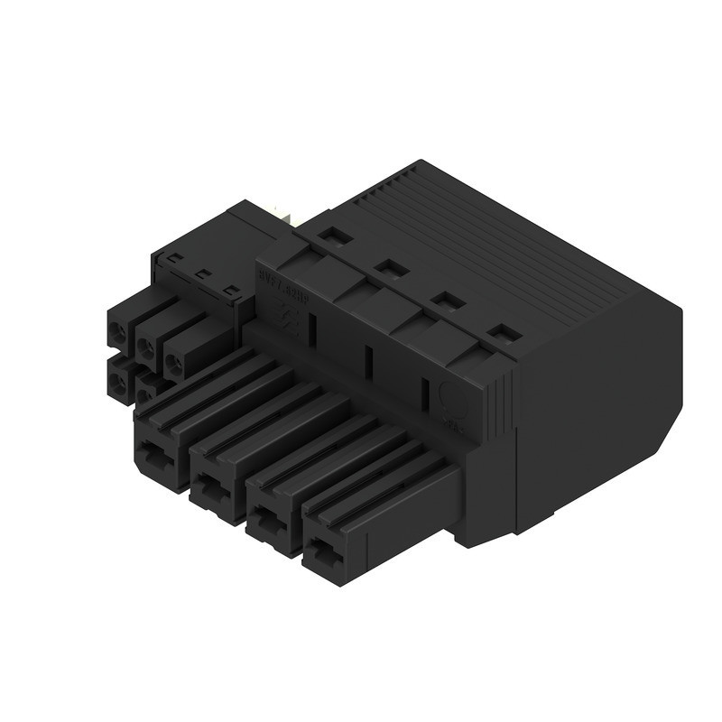 Weidmuller OMNIMATE Power - series BV/SV 7.62H Hybrid Connector (wire connection), 7.62 MM, number of poles: 4, push