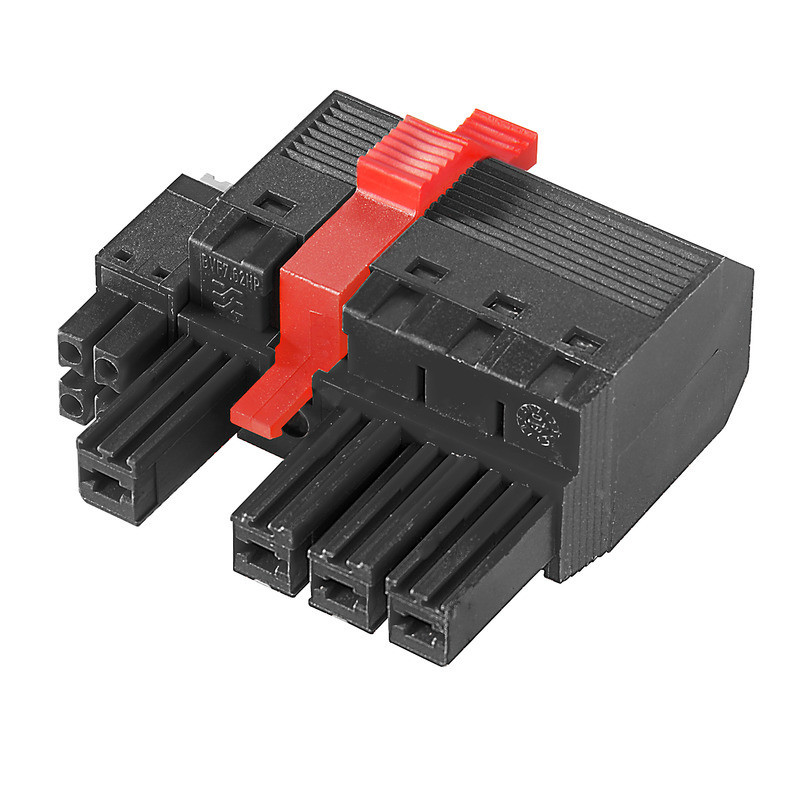 Weidmuller OMNIMATE Power - series BV/SV 7.62H Hybrid Connector (wire connection), 7.62 MM, number of poles: 5, push