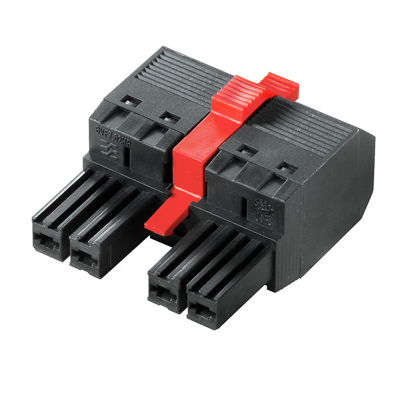Weidmuller OMNIMATE Power - series BV/SV 7.62H PCB Connector (wire connection), 1000 V, 57 A, pitch in MM: 7.62, 10 M