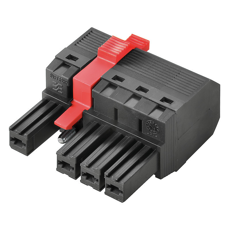 Weidmuller OMNIMATE Power - series BV/SV 7.62H PCB Connector (wire connection), 1000 V, 57 A, pitch in MM: 7.62, 10 M