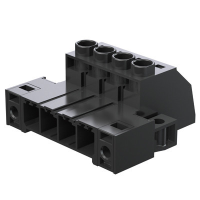 Weidmuller OMNIMATE Power - series BV/SV 7.62H PCB Connector (wire connection), 1000 V, 57 A, pitch in MM: 7.62, 6 MM