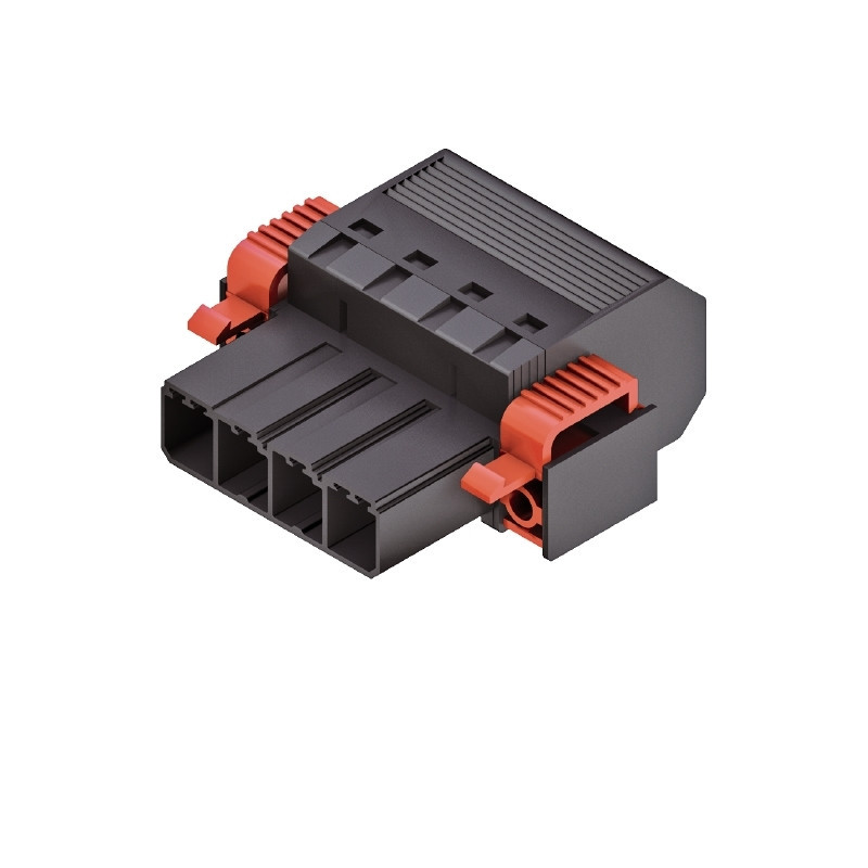 Weidmuller OMNIMATE Power - series BV/SV 7.62H PCB Connector (wire connection), 800 V, 57 A, pitch in MM: 7.62, 10 MM
