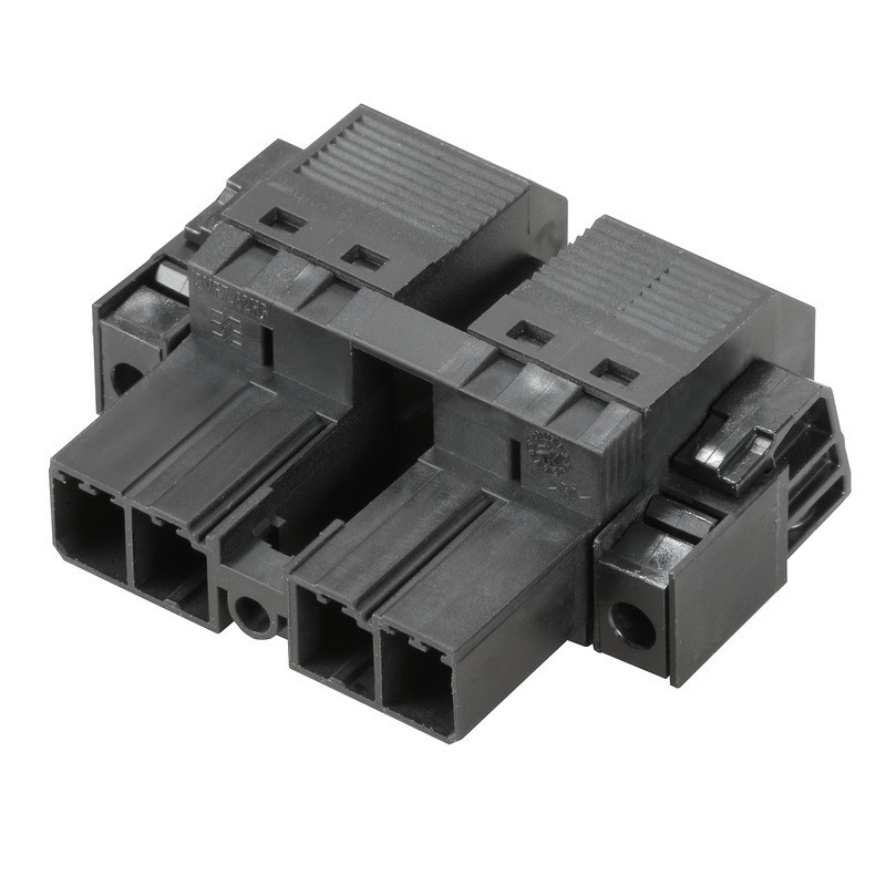 Weidmuller OMNIMATE Power - series BV/SV 7.62H PCB Connector (wire connection), 800 V, 57 A, pitch in MM: 7.62, 10 MM