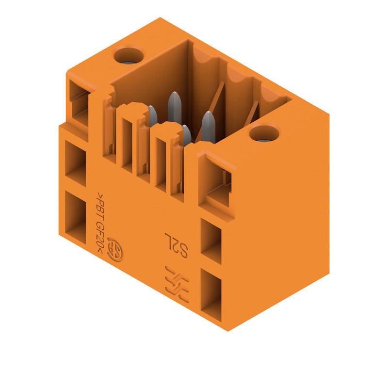 Weidmuller OMNIMATE Signal - series B2L/S2L 3. PCB Connector (board connection), 125 V, 10 A, pitch in MM: 3.50, numb
