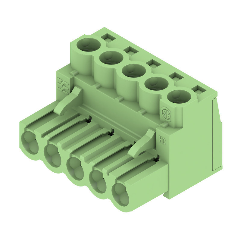 Weidmuller OMNIMATE Signal - series BL/SL 5.00 PCB Connector (wire connection), 320 V, 23 A, pitch in MM: 5.00, 4 MM²