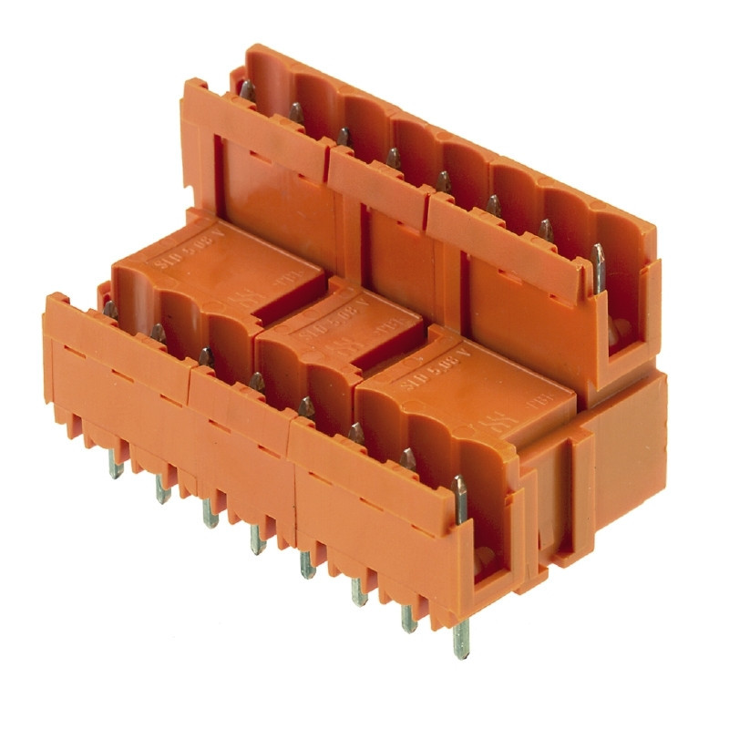 Weidmuller OMNIMATE Signal - series BL/SL 5.08 PCB Connector (board connection), 250 V, 14 A, pitch in MM: 5.08, numb