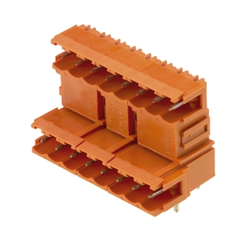 Weidmuller OMNIMATE Signal - series BL/SL 5.08 PCB Connector (board connection), 250 V, 17 A, pitch in MM: 5.08, numb