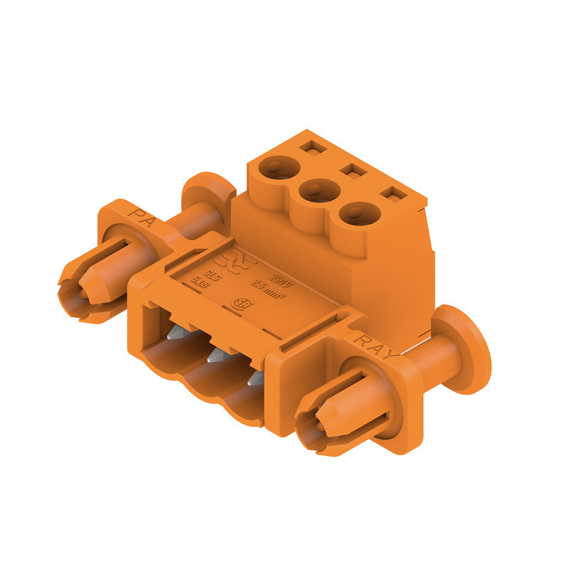 Weidmuller OMNIMATE Signal - series BL/SL 5.08 PCB Connector (wire connection), 320 V, 21.5 A, pitch in MM: 5.08, 3.3
