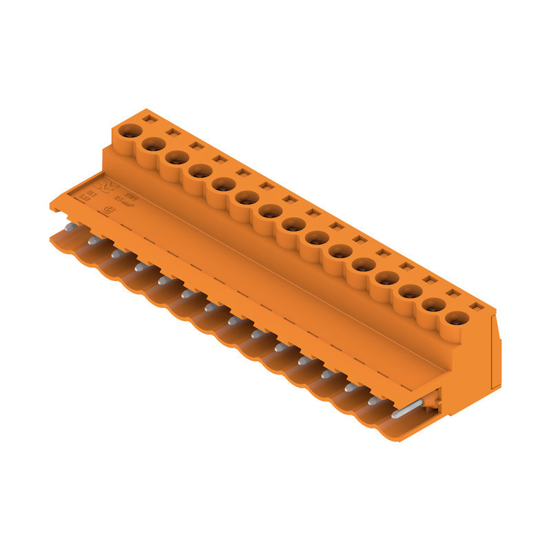 Weidmuller OMNIMATE Signal - series BL/SL 5.08 PCB Connector (wire connection), 320 V, 21.5 A, pitch in MM: 5.08, 3.3