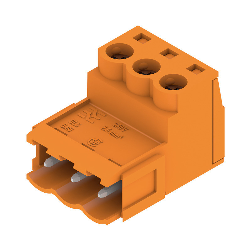 Weidmuller OMNIMATE Signal - series BL/SL 5.08 PCB Connector (wire connection), 320 V, 21.5 A, pitch in MM: 5.08, 3.3