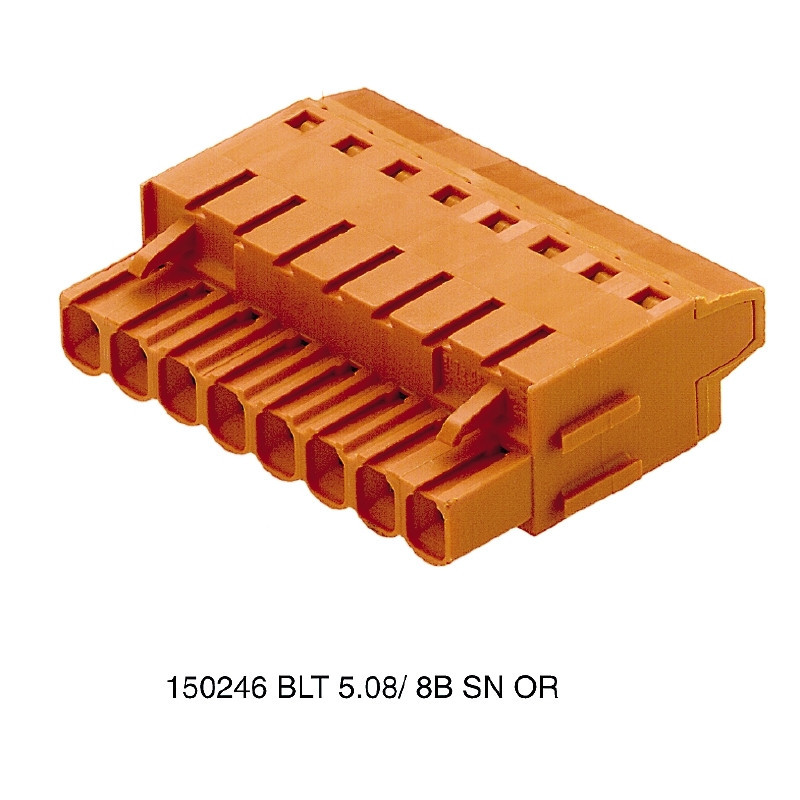 Weidmuller OMNIMATE Signal - series BL/SL 5.08 PCB Connector (wire connection), 320 V, 27 A, pitch in MM: 5.08, 2.5 M