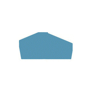 Weidmuller Zap/TW zdu16 BL partition plate (terminal) end and intermediate plate 82.2 MMX43.4