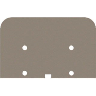 Weidmuller Partition plate (terminal) intermediate plate 47 MMX3 MM dark bei Weidmuller Partition plate (terminal) intermediate plate 47 MMX3 MM dark bei