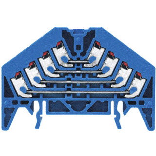 Weidmuller P-serie verbindingsrijgklem 0,5-1,5MM² eendr. 0,5-1,5MM² meerdr. blauw