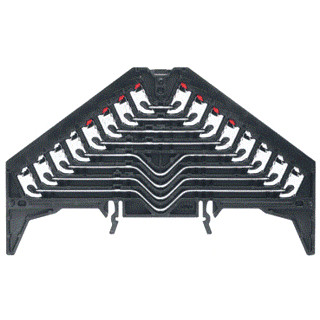 Weidmuller P-serie verbindingsrijgklem 0,5-1,5MM² eendr. 0,5-1,5MM² meerdr. zwart