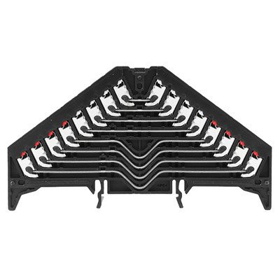 Weidmuller P-serie verbindingsrijgklem 0,5-1,5MM² eendr. 0,5-1,5MM² meerdr. zwart
