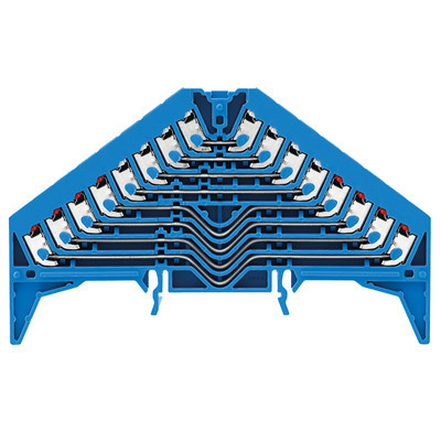 Weidmuller P-serie verbindingsrijgklem 0,5-1,5MM² eendr. 0,5-1,5MM² meerdr. blauw