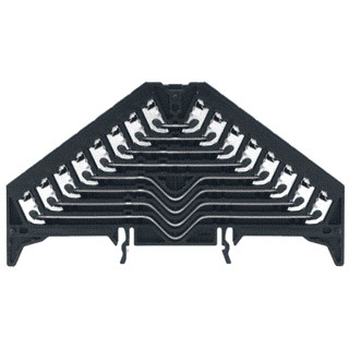 Weidmuller P-serie verbindingsrijgklem 0,5-1,5MM² eendr. 0,5-1,5MM² meerdr. zwart