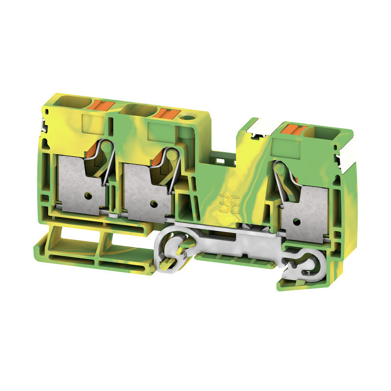 Weidmuller A-series Pe Terminal, push in, green/yellow, 16 MM², 1000 V, number of connecti