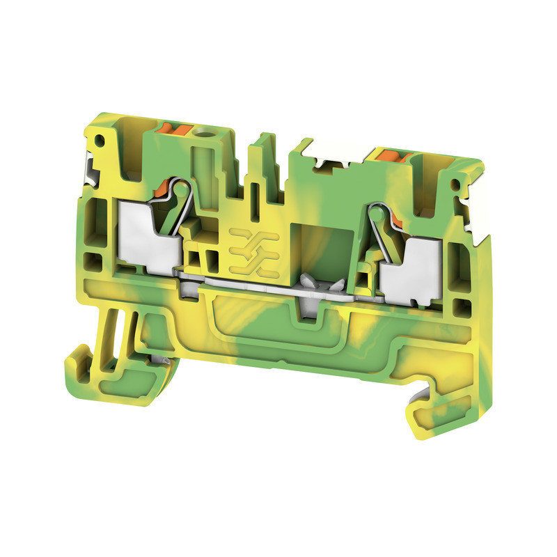 Weidmuller A-series Pe Terminal, push in, green/yellow, 2.5 MM², 800 V, number of connecti