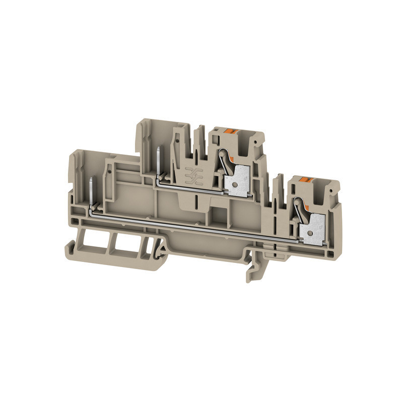 Weidmuller A-series Pluggable Terminal, push in, dark beige, 4 MM², 32 A, 800 V, number of