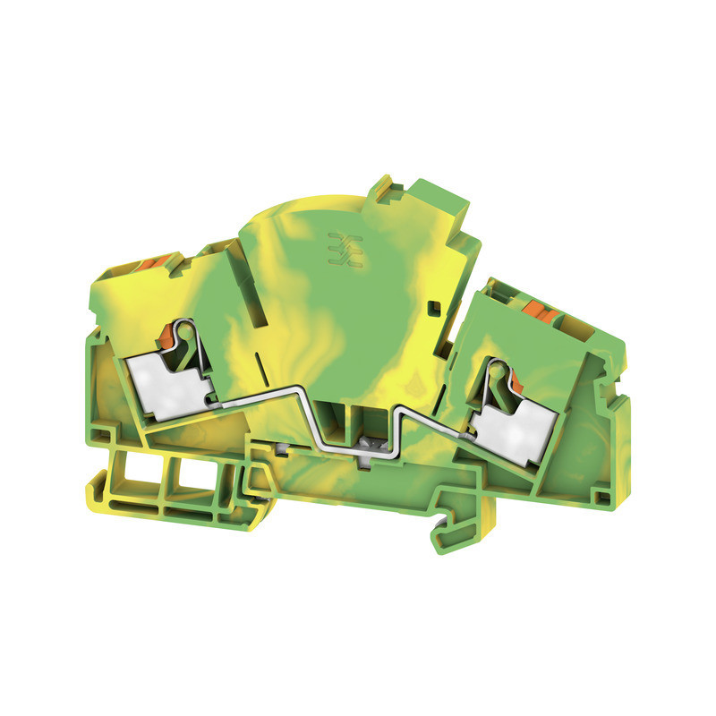 Weidmuller A-series Pe Terminal, push in, green/yellow, 6 MM², 500 V, number of connection Weidmuller A-series Pe Terminal, push in, green/yellow, 6 MM², 500 V, number of connection
