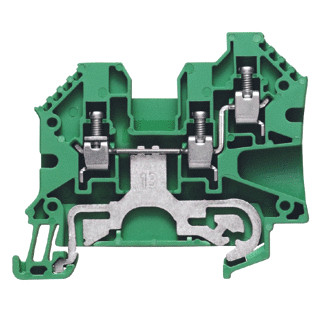 Weidmuller W-serie aardrijgklem 0,5-4MM groen/geel