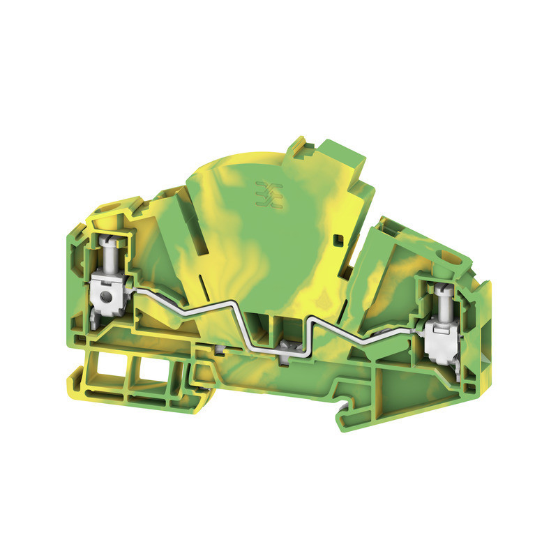 Weidmuller W-Series Pe Terminal, screw connection, green/yellow, 6 MM², 500 V, number of C Weidmuller W-Series Pe Terminal, screw connection, green/yellow, 6 MM², 500 V, number of C