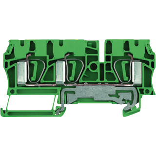 Weidmuller Z-serie aardrijgklem 0,5-4MM groen/geel