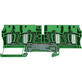 Weidmuller Z-serie aardrijgklem 0,5-4MM groen/geel