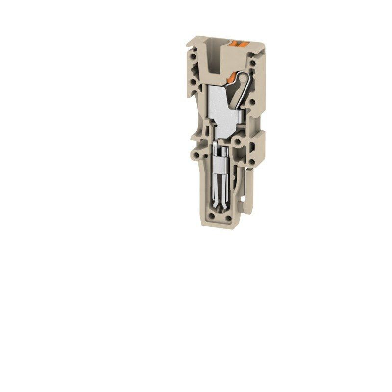 Weidmuller Plug (terminal) 2.5 MM² 8 V 24 A no.of poles: 1 dark beige,