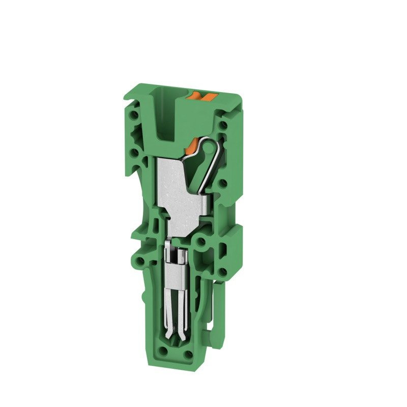 Weidmuller Plug (terminal) 2.5 MM² 8 V 24 A no.of poles: 1 green,