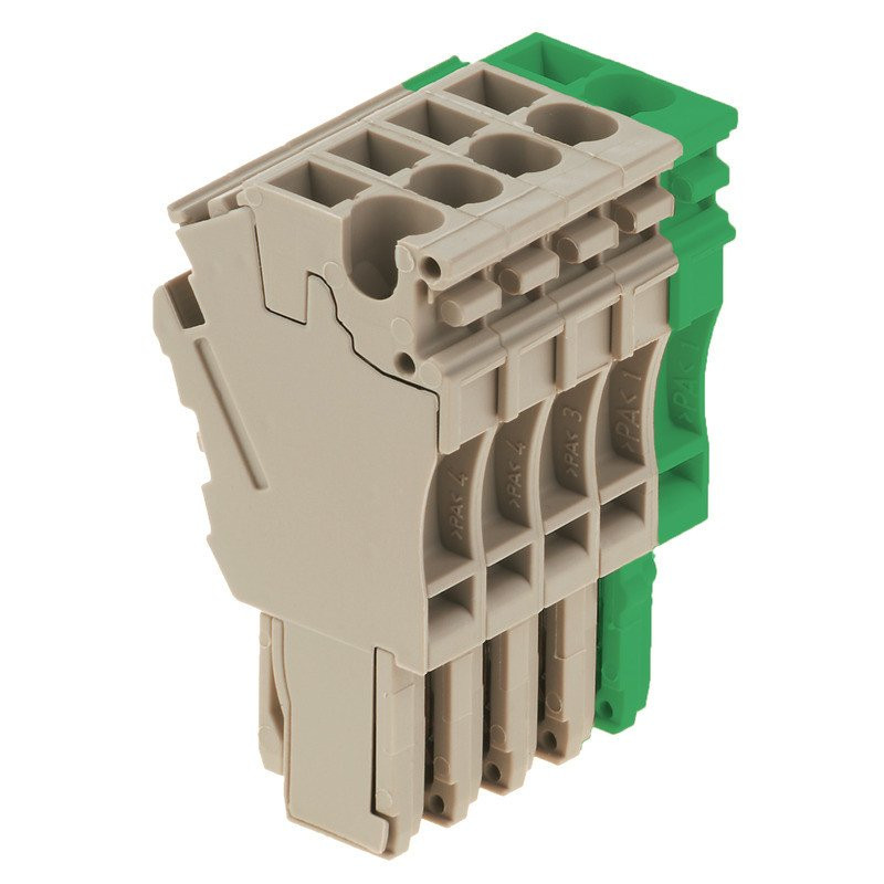 Weidmuller Plug (terminal) plug-in connection 2.5 MM² 500 V 24 A no.of pole