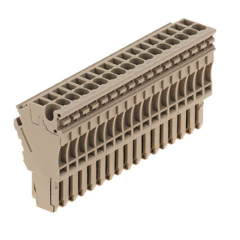 Weidmuller Plug (terminal) plug-in connection 2.5 MM² 500 V 24 A no. of pole