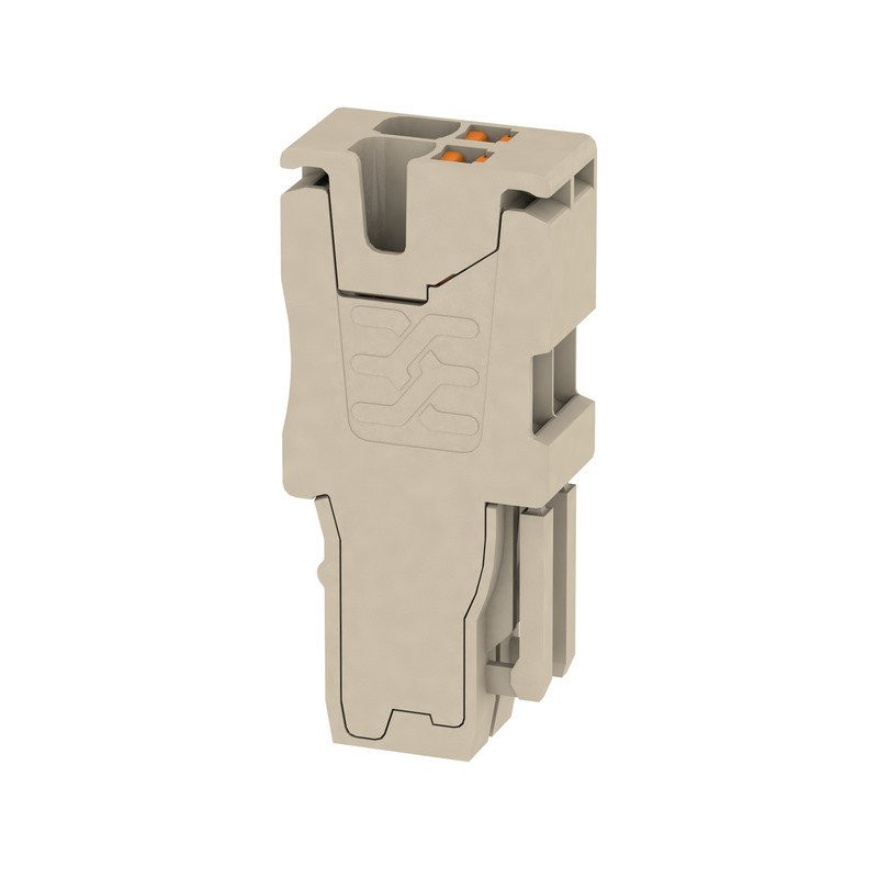 Weidmuller Plug (terminal) push in 1.5 MM² 500 V 17.5 A dark beige