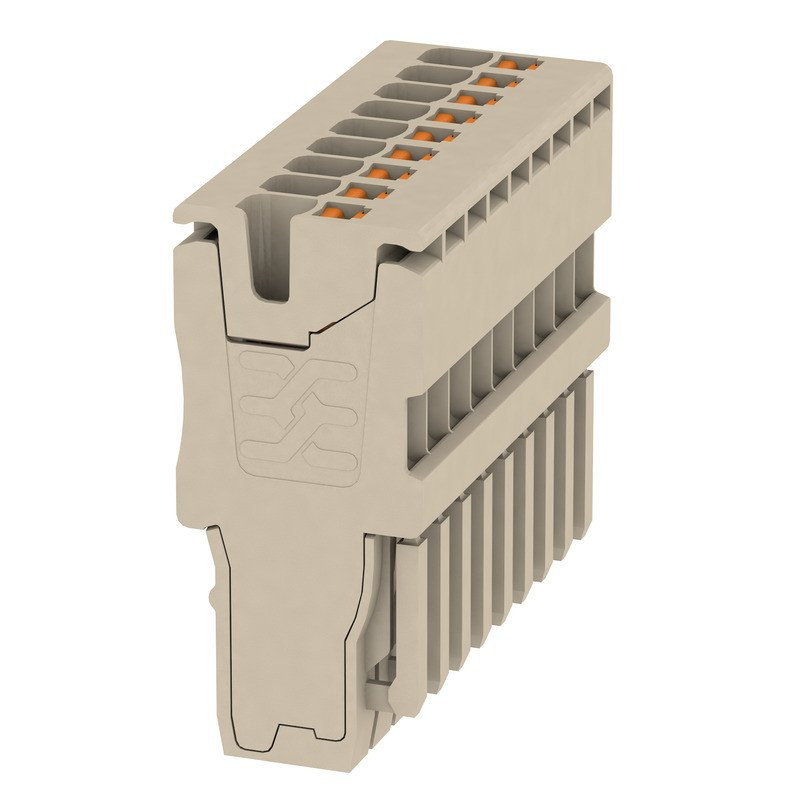 Weidmuller Plug (terminal) push in 1.5 MM² 500 V 17.5 A dark beige